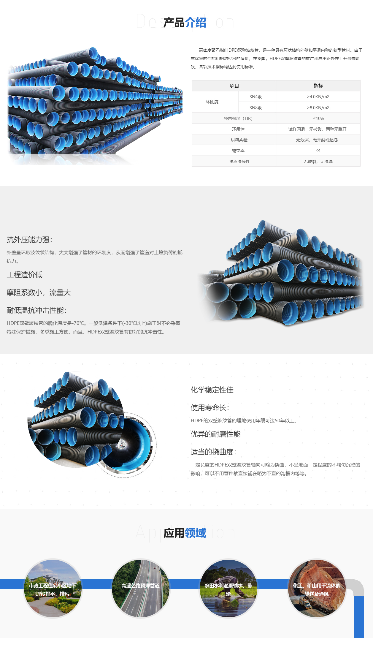 云南希鋮環(huán)?？萍加邢薰綡DPE雙壁波紋管